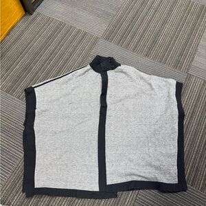 Stylish Gray and Black Women's Cape